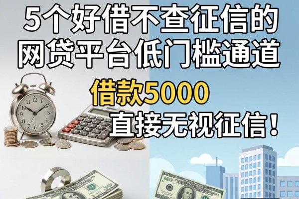 2026年必看!5个好借不查征信的网贷平台低门槛通道,借款5000直接无视征信!