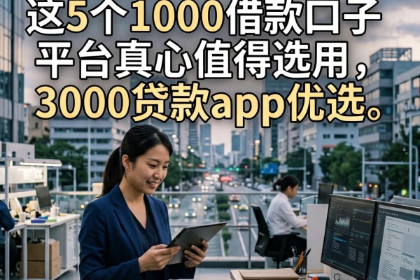 急需3000元？这5个1000借款口子平台真心值得选用，3000贷款app优选