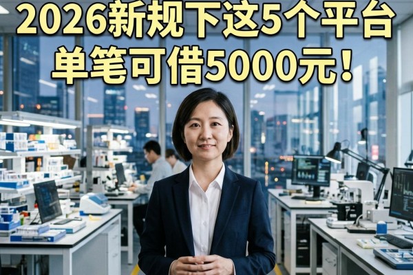 急需10万资金周转?2026新规下这5个平台单笔可借5000元!