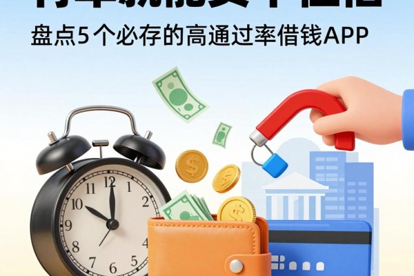 有车就能贷不征信!盘点5个2026必存的高通过率借钱APP