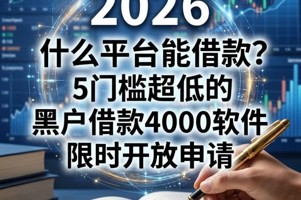 黑户还有什么平台能借款的软件?2026这5个门槛超低的黑户借款4000软件限时开放申请