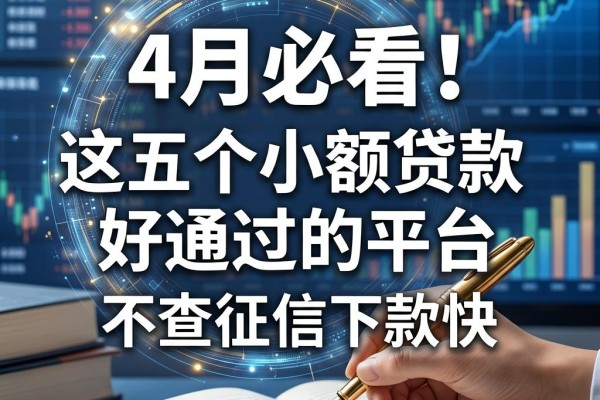 4月必看!这五个小额贷款好通过的平台,不查征信下款快