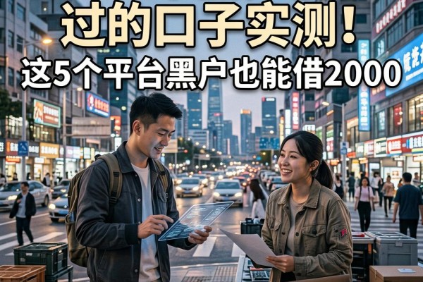2026年黑户能过的口子实测!这5个平台黑户也能借2000