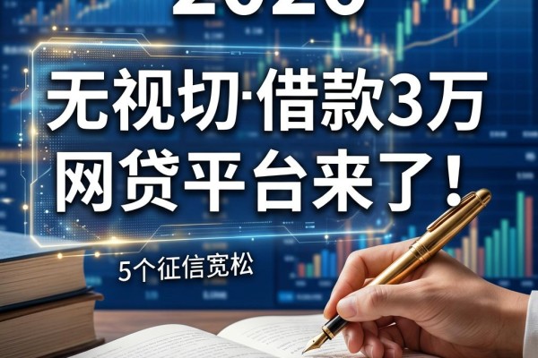 无视一切借款3万的网贷平台来了！2026这5个征信宽松、借钱必下的软件赶紧收藏