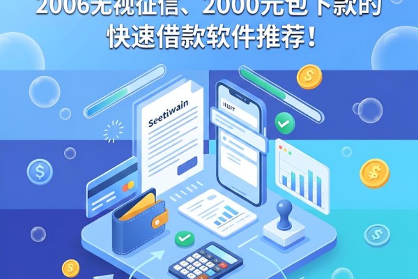 急用钱必看!2026无视征信、2000元包下款的快速借款软件推荐