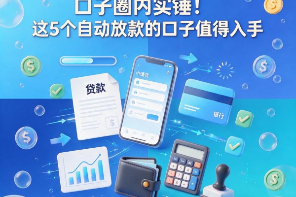 芝麻信用分借款分期口子圈内实锤！这5个自动放款的口子值得入手