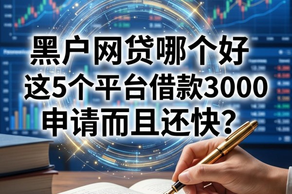 黑户网贷哪个好申请而且还快？这5个平台借款3000审核快易通过