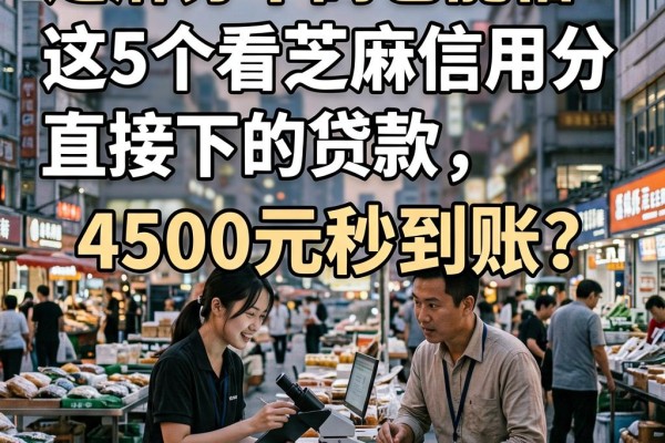 芝麻分不高也能借!这5个看芝麻信用分直接下的贷款,4500元秒到账