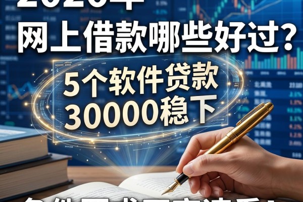 2026年网上借款哪些好通过?这5个软件贷款30000稳下、条件要求不高速看!