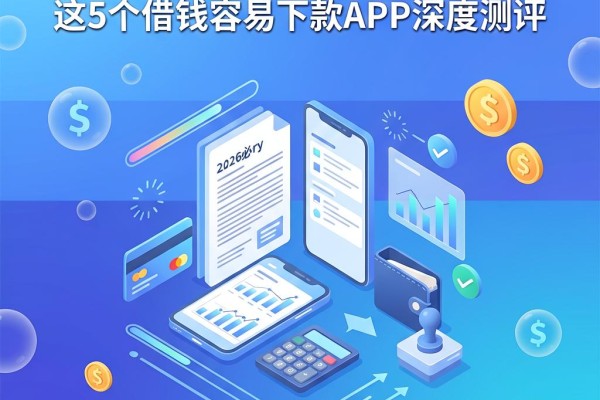 2026必看!最快小额贷款可分期,这5个借钱容易下款APP深度测评