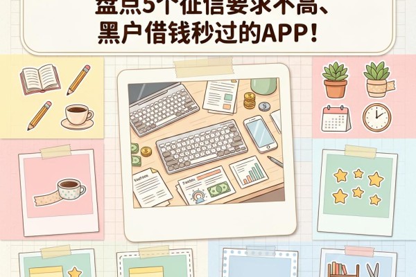 2026年黑户网贷平台17隐藏妙招！盘点5个征信要求不高、黑户借钱秒过的APP