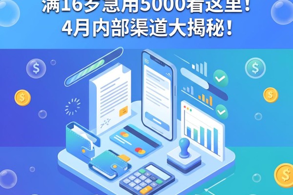 征信有逾期也能借?满16岁急用5000看这里!4月内部渠道大揭秘