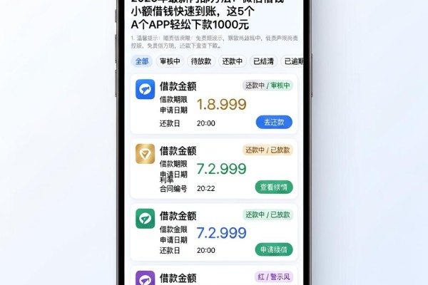 2026年最新内部方法!微信借钱小额借钱快速到账,这5个APP轻松下款1000元