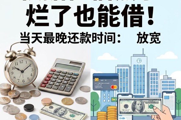 征信黑了烂了也能借!当天最晚还款时间放宽,4月急用3000速推这5个平台