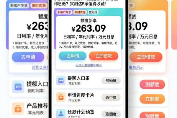 秒批低息到账快！现在借款平台哪些利息低？实测这5家值得收藏！