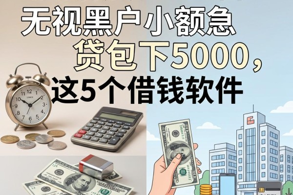黑户必看！无视黑户小额急贷包下5000，这5个借钱软件2026年万人验证秒到账