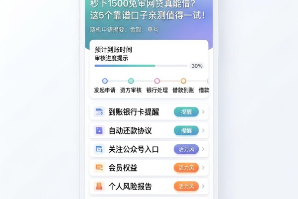 秒下1500免审网贷真能借?这5个靠谱口子亲测值得一试!