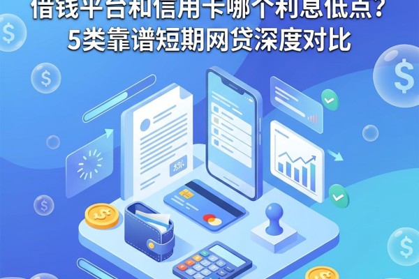 2026最新拆解：借钱平台和信用卡哪个利息低点？5类靠谱短期网贷深度对比