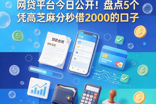 高芝麻信用分下款的网贷平台今日公开!盘点5个凭高芝麻分秒借2000的口子