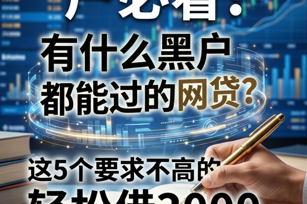 黑户必看!有什么黑户都能过的网贷?这5个要求不高的平台,轻松借3000