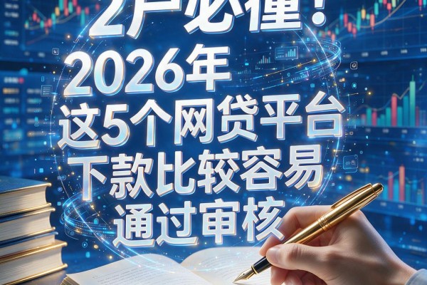 黑户必看！2026年这5个网贷平台下款比较容易通过审核，速来抄作业