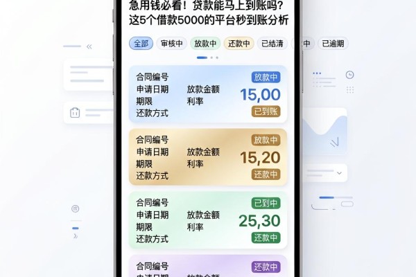 急用钱必看!贷款能马上到账吗?这5个借款5000的平台秒到账分析