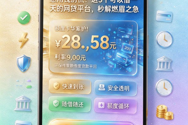 急用钱别慌!这5个可以借一天的网贷平台,秒解燃眉之急
