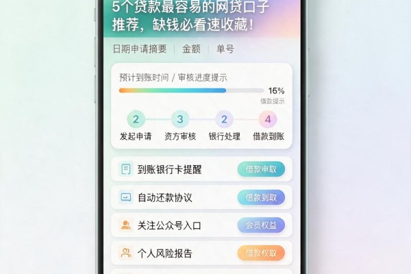 5个贷款最容易的网贷口子推荐,缺钱必看速收藏!
