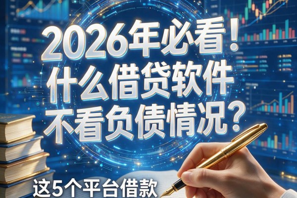 2026年必看!什么借贷软件不看负债情况?这5个平台借款20000直接无视负债