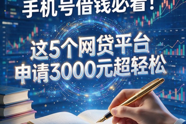 手机号借钱必看！这5个网贷平台申请3000元超轻松，对手机号要求还不高