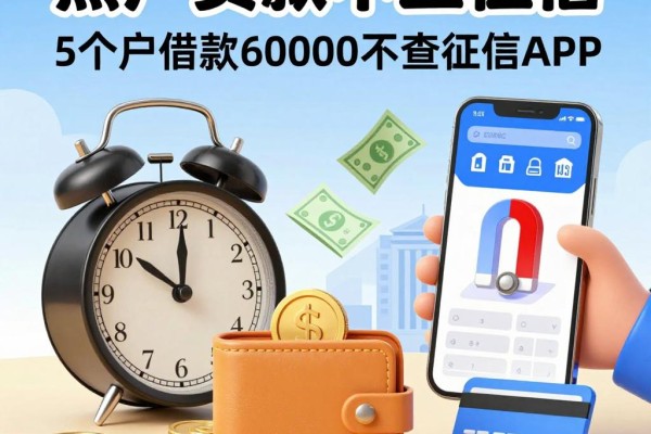 黑户贷款不上征信的记录！2026年千人疯抢的5个黑户借款6000不查征信APP，亲测有效速看
