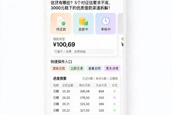 黑户必看!2026年容易借到钱的小额信贷有哪些?5个对征信要求不高、3000元稳下的优质借款渠道拆解