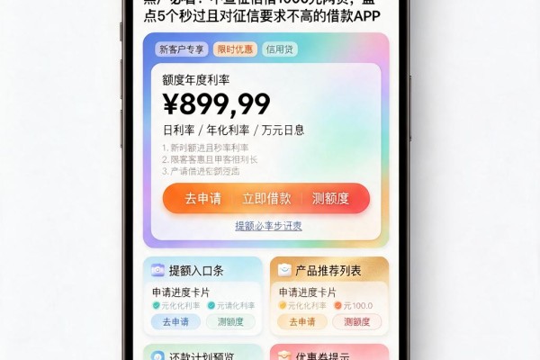 黑户必看!不查征信借1000元网贷,盘点5个秒过且对征信要求不高的借款APP