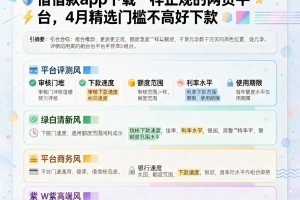急用钱速看!盘点5个类似乐享借借款app下载一样正规的网贷平台,4月精选门槛不高好下款