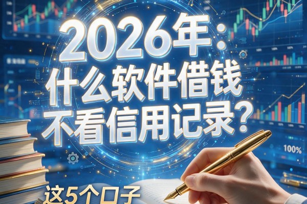 实测2026年:什么软件借钱不看信用记录?这5个口子借款1000门槛超低