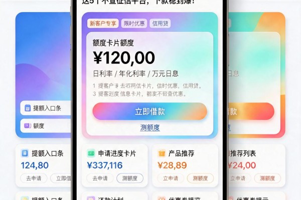 2026网黑信用卡贷款口子终极秘籍!这5个不查征信平台,下款稳到爆!