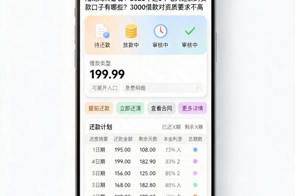 短期周转必看！2026年这5个七天还款的贷款口子有哪些？3000借款对资质要求不高