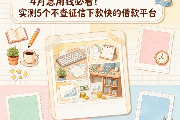 芝麻550可以贷款吗?4月急用钱必看!实测5个不查征信下款快的借款平台