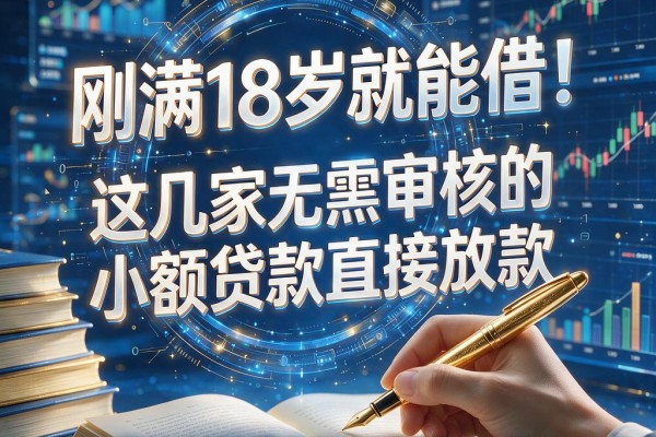 刚满18岁就能借！这几家无需审核的小额贷款直接放款，500元临时开销秒下款