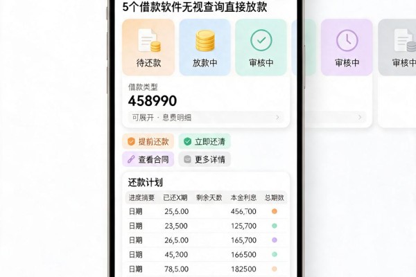 600芝麻信用分秒下口子!2026这5个借款软件无视查询直接放款