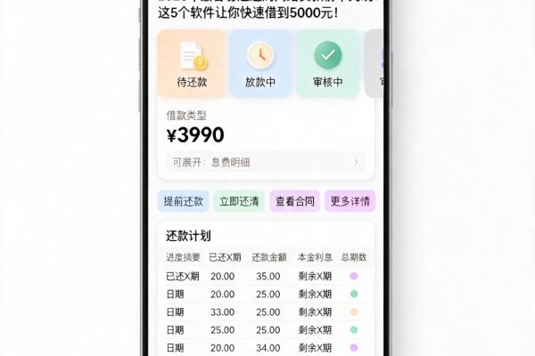 2026年最容易通过的网络贷款榜单揭晓!这5个软件让你快速借到5000元