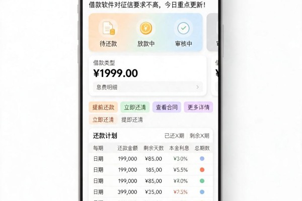 46岁也能秒下7000!2026年这5个大额借款软件对征信要求不高,今日重点更新
