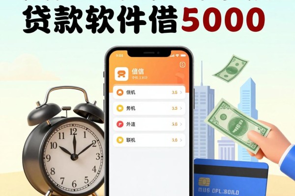 黑户上征信的手机贷款软件都有哪些？这5个平台能借5000，速看盘点！