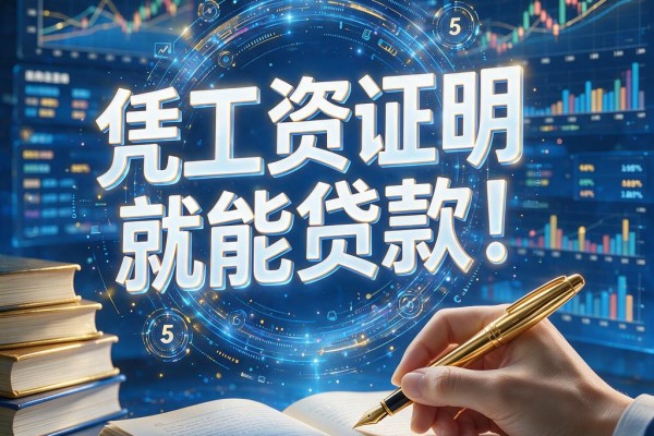 凭工资证明就能贷款！这5个正规平台凭工资证明500元马上放款