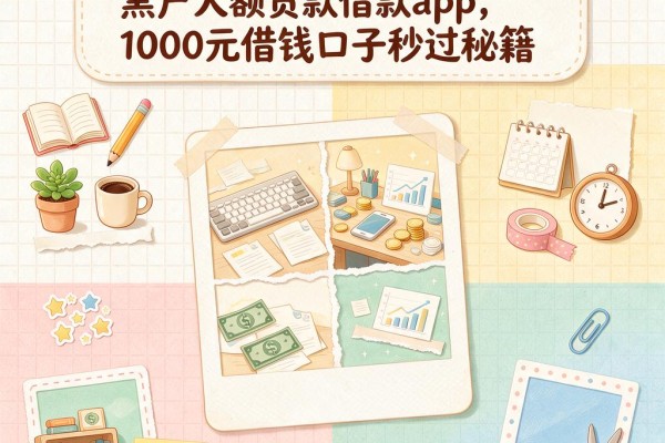 黑户必看!2026年这5个黑户大额贷款借款app,1000元借钱口子秒过秘籍