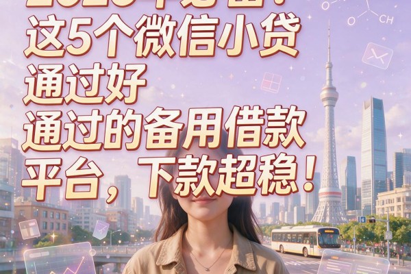 2026年必留！这5个微信小贷好通过的备用借款平台，下款超稳