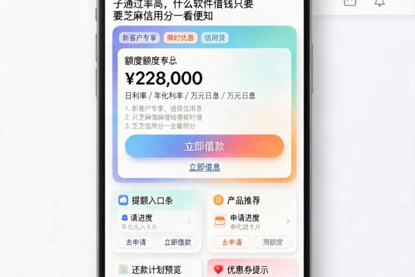 芝麻分就能借!2026这5个黑户借钱口子通过率高,什么软件借钱只要芝麻信用分一看便知