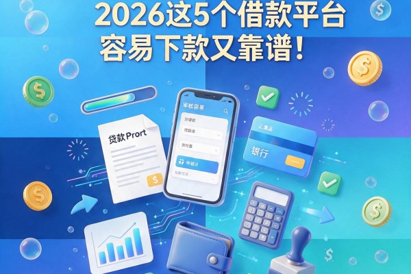 审核容易的正规网贷盘点!2026这5个借款平台容易下款又靠谱