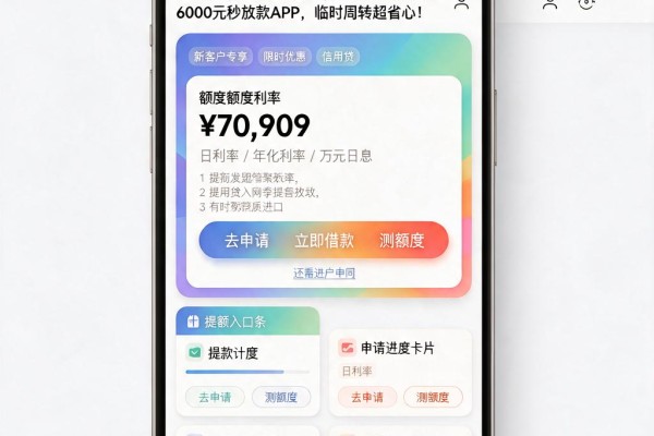 2026必看!这5个网贷容易批款的有哪些?6000元秒放款APP,临时周转超省心!