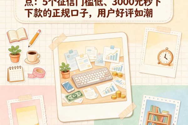 大额贷款不看征信大数据的平台盘点:5个征信门槛低、3000元秒下款的正规口子,用户好评如潮